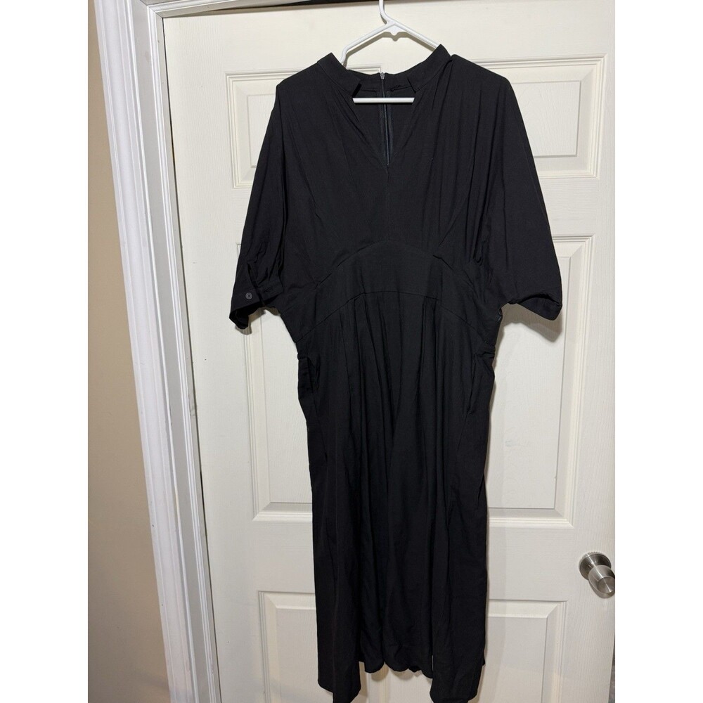 Cider Black Midi Dress